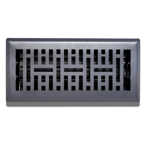 Sierra Grates Metro Steel Floor RegisterDurable Vent Cover - Granite Grey