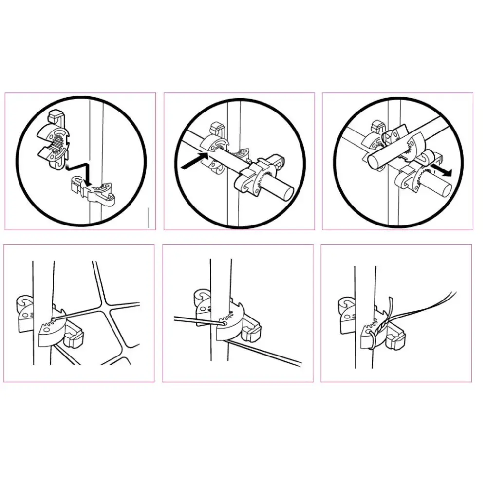 C-Bites Temporary Landscape and Event Fencing Kit - Plant Support