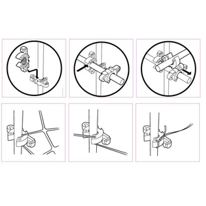 C-Bites Temporary Landscape and Event Fencing Kit - Plant Support
