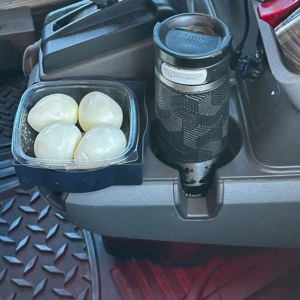 Travel Trable: Patented Food and Drink Holder Designed for Truck Drivers by a Truck Driver USA Made Compact Durable Made