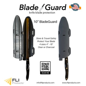 The BladeGuard KnifeSafe Knife Blade Protective Cutlery Cover and Edge Guard to Safely Store and Transport 4"-10" Knives