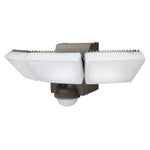 Image of IQ America Motion Security Flood Light, Battery-Powered, 1200 Lumen LED, Wall or Eave Soffit Mt Closet Shed Storage Attic Workshop Grill Light Bz, highlighting its features and quality.