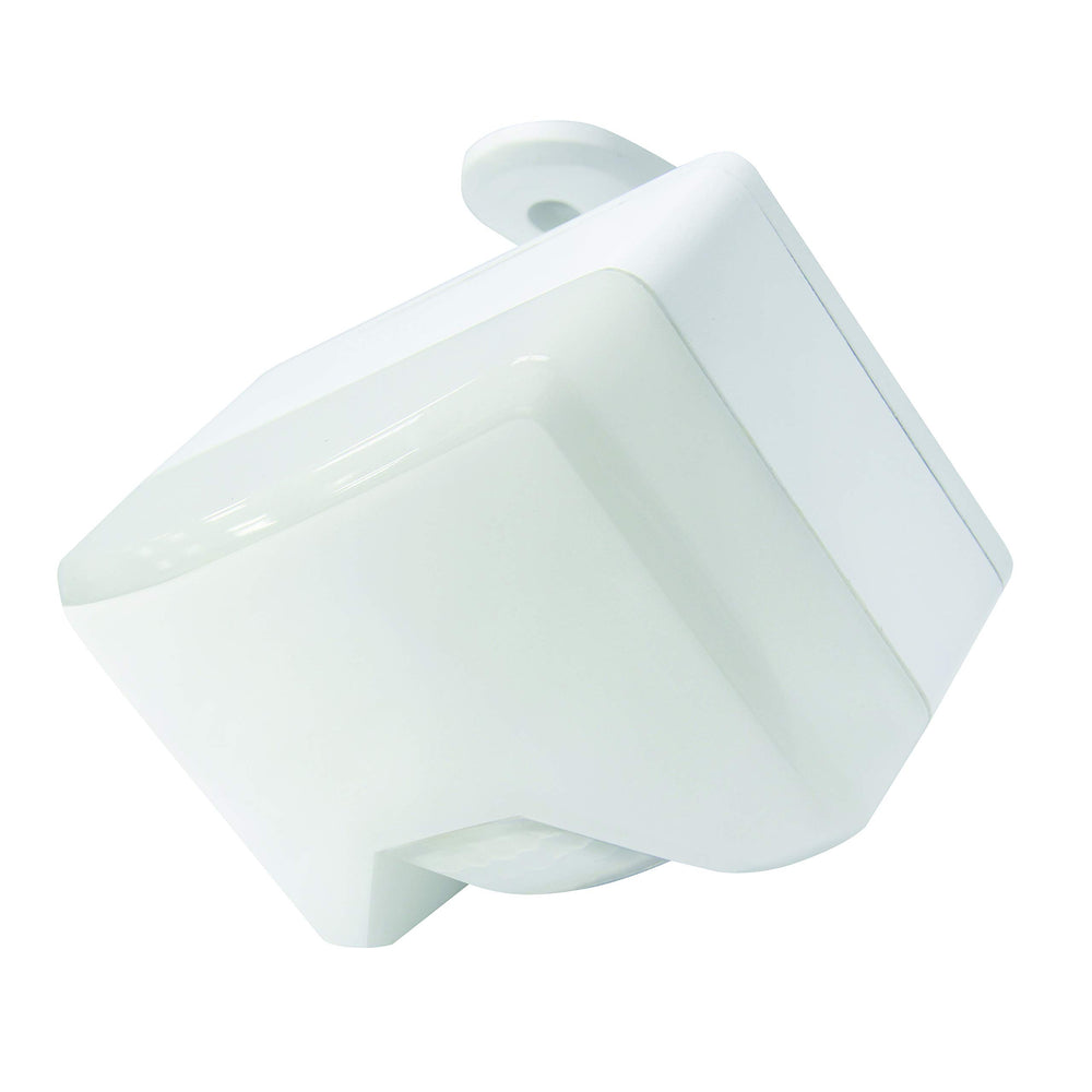 Image of IQ America LB1135WH Battery-Powered LED Motion Security Sensor Flood Light 350 Lumens Universal Mount Closet Shed Storage Attic Safe Grill Light, highlighting its features and quality.