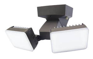 Image of Premium Product: Iq America Dt2002 Led Dusk To Dawn Security Flood Light W Timer 2100 Lumens Eave Or Wall Mount Bz, highlighting its features and quality.