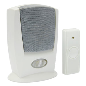 Image of IQ America Wireless Battery-Powered Portable Visual Strobe and Audible Doorbell Chime Alert, 4 Note 300 Ft Range For Shop, Hearing Impaired!, highlighting its features and quality.