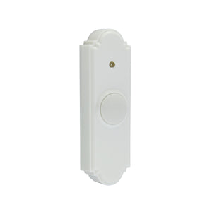 
            
                Load image into Gallery viewer, IQ America WD6104A Wireless Doorbell Pushbutton Replacement Contemporary Slimline Non-lighted White
            
        