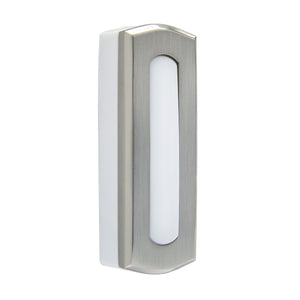 Image of IQ America WP2024 Wireless Doorbell Pushbutton Replacement Colonial Style Non-lighted Satin Nickel, highlighting its features and quality.