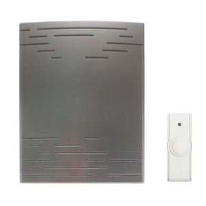 Image of Premium Product: Iq America Wd2810 Wireless Battery Operated Door Chime Kit Satin Nickel Cover And Pushbutton 8 Note Melody Westminster, highlighting its features and quality.