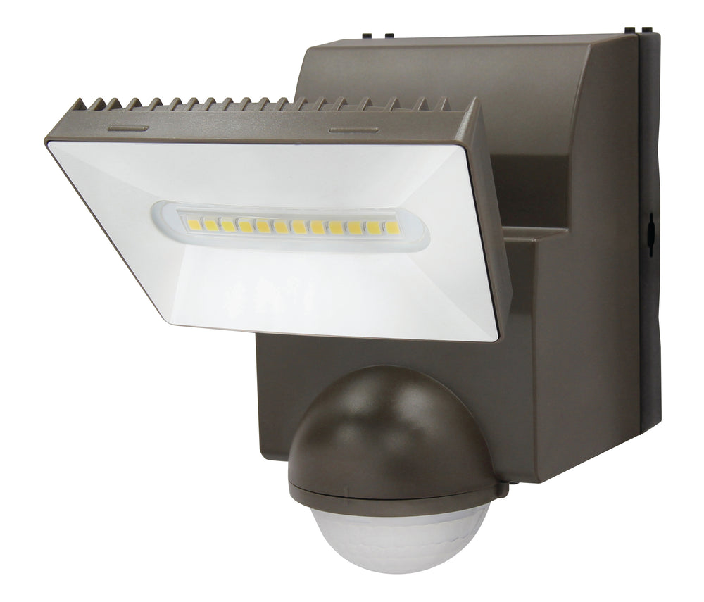 Image of Premium Product: Iq America Lb1850 500 Lumen Battery Operated Led Motion Security Flood Light Wall Eave Mount Bronze, highlighting its features and quality.