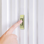 Image of Premium Product: Iq America Dp1232A Contemporary Polished Brass Lighted Pushbutton Doorbell, highlighting its features and quality.