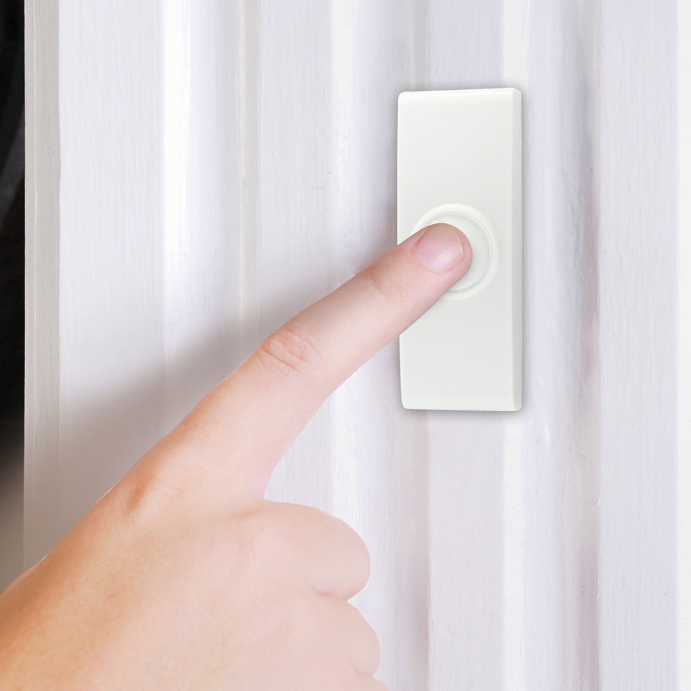 Image of Premium Product: Iq America Wd1120 Wireless Battery Operated Contemporary Door Chime Door Bell 2 Melody 2 Buttons, highlighting its features and quality.