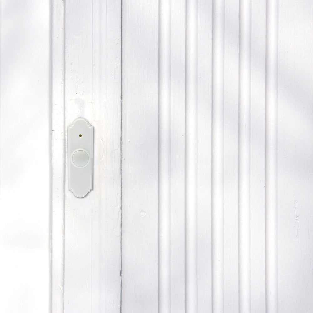 Image of Premium Product: Iq America Wd6104A Wireless Doorbell Pushbutton Replacement Slimline Non Lighted White, highlighting its features and quality.