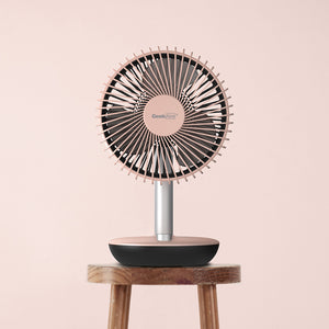 
            
                Load image into Gallery viewer, GeekAire GF5 6 in USB Rechargeable Portable Variable Spd Oscillating Desktop Personal  Fan Pink
            
        