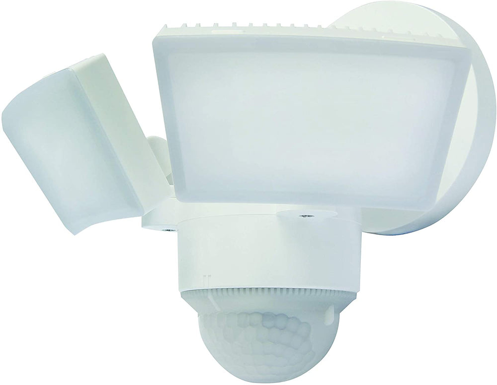 Image of Premium Product: Iq America Lm1811Wh Motion Security Flood Light 1100 Lumen 180 Degree 50 Detection Eave Wall Mount Wh, highlighting its features and quality.