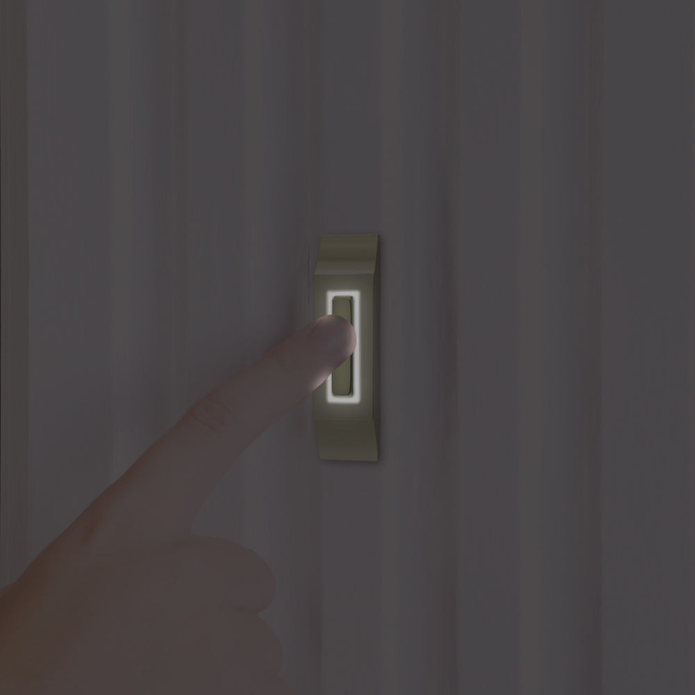 Image of Premium Product: Iq America Dp1232A Contemporary Polished Brass Lighted Pushbutton Doorbell, highlighting its features and quality.