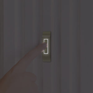 Image of Premium Product: Iq America Dp1232A Contemporary Polished Brass Lighted Pushbutton Doorbell, highlighting its features and quality.