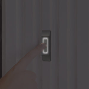 Image of Premium Product: Iq America Dp1234A Contemporary Satin Nickel Lighted Pushbutton Doorbell, highlighting its features and quality.