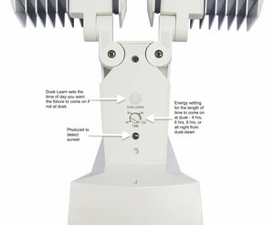 Image of Premium Product: Copy Of Iq America Dt2002 Led Dusk To Dawn Security Flood Light W Timer 2100 Lumens Eave Or Wall Mount Bz, highlighting its features and quality.
