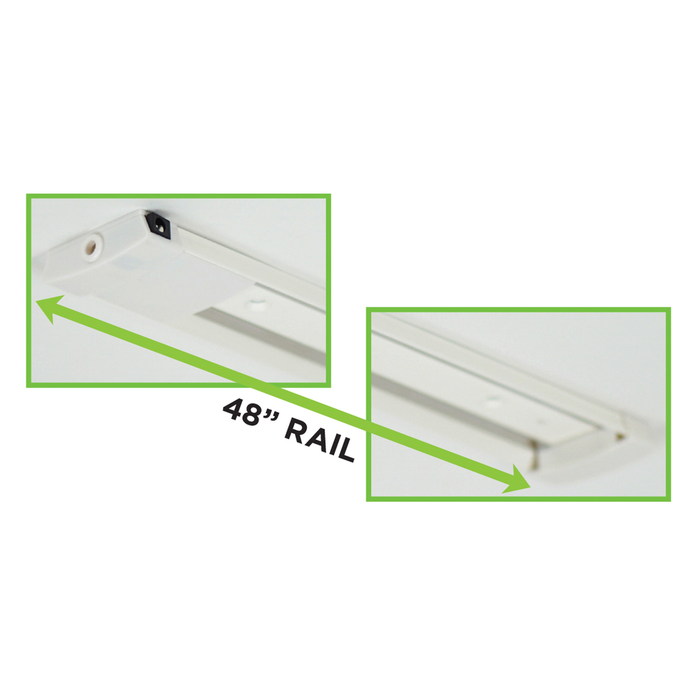 
            
                Load image into Gallery viewer, Agilux Lumirail For LED Lighting - 48&amp;quot; White
            
        