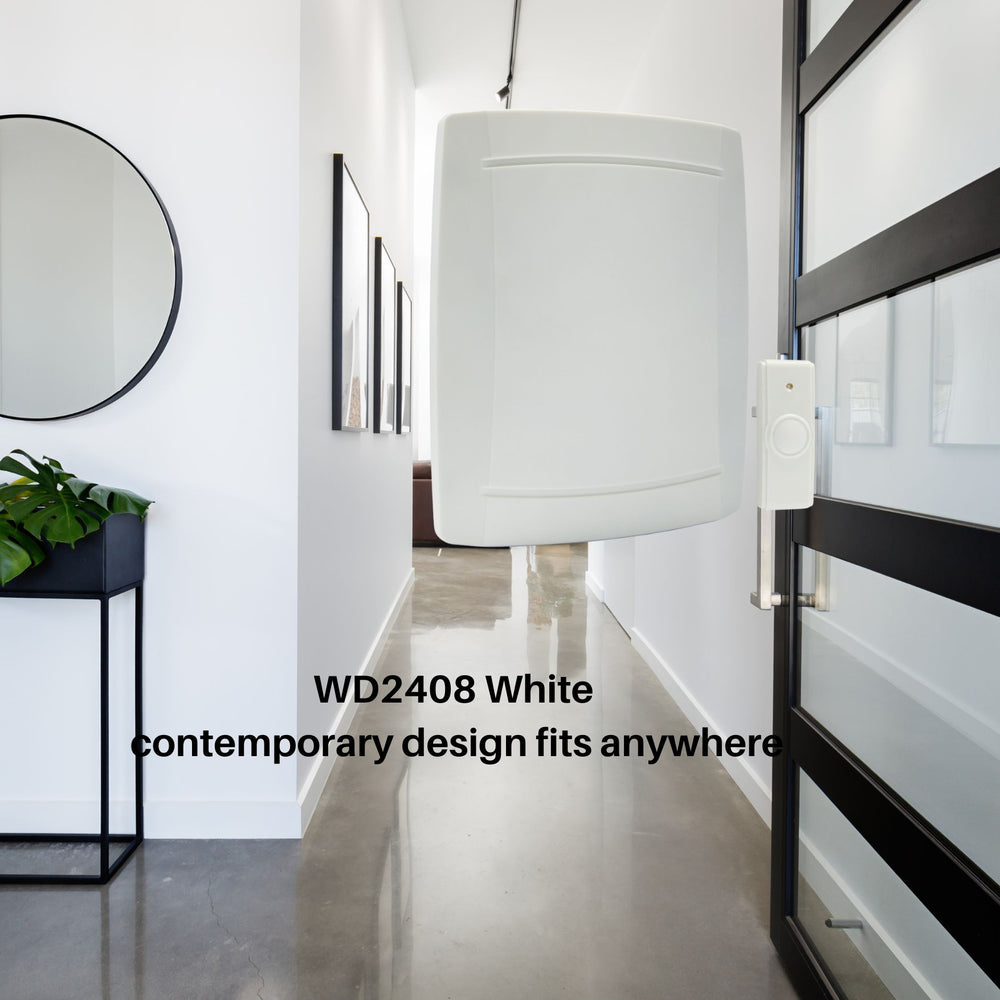 Image of Premium Product: Iq America Wd2408 Wireless Contemporary Westminster Battery Chime W 1 Pushbutton 8 Note Melody, highlighting its features and quality.