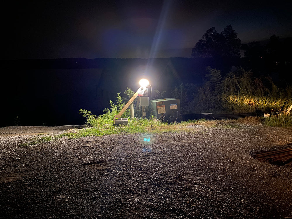 Image of Premium Product: Iq America Lb1912Bz 1200 Lumen Battery Operated Led Motion Security Flood Light Wall Eave Mount Bz, highlighting its features and quality.