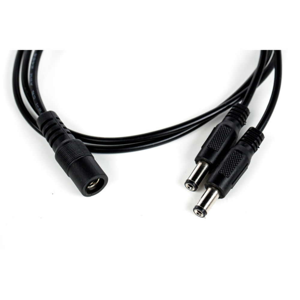 Agilux 2.1mm x 5.5mm DC Power Cable Splitter - 2 Way