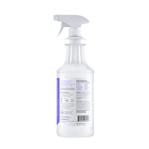 Flotek Protekol All Purpose Cleaner FSC62823 - Lavender - 75% Isopropyl Alcohol 32 oz bottle with Spray Trigger 12 count case