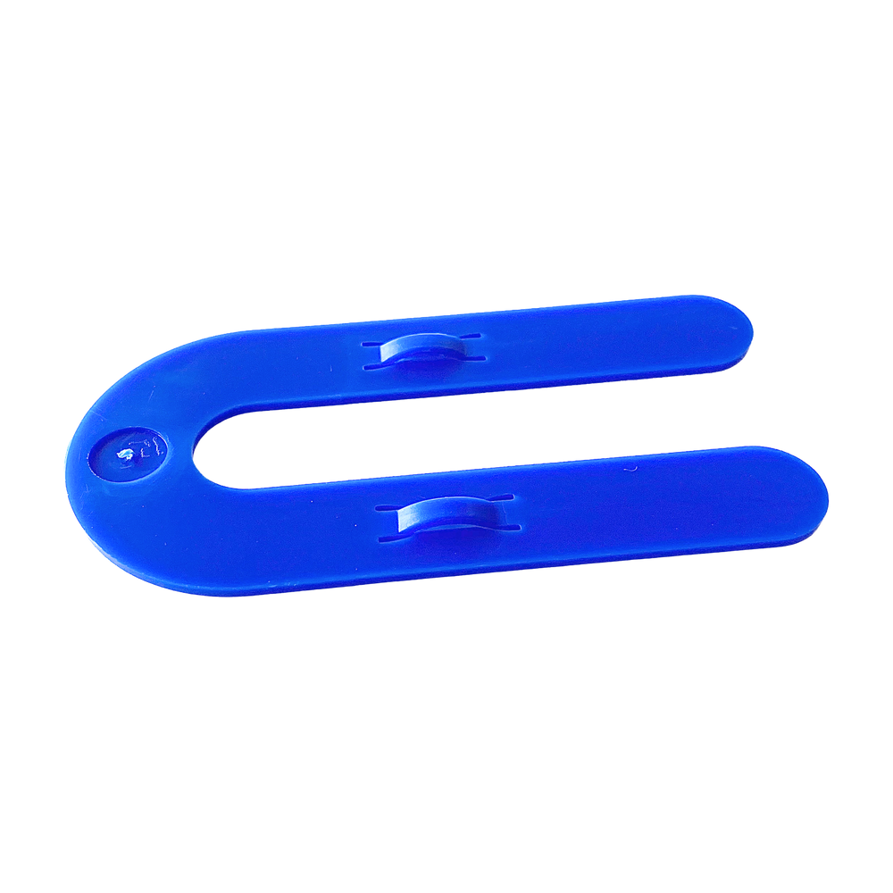 Image of Premium Product: Glazelock Interlocking U Shaped Horseshoe Plastic Shims 3L X 1 1 2W With 1 2 Slot, highlighting its features and quality.