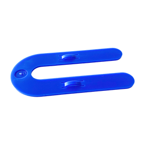 Glazelock Interlocking Shim 3", U -shaped Horseshoe Plastic  3"L  x 1-1/2"W with 1/2" Slot