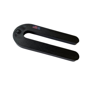 Image of Glazelock U-shaped Shim 3.5", Horseshoe Plastic Flat Shims 3-1/2"L x 1-1/2"W with 1/2" Slot, highlighting its features and quality.