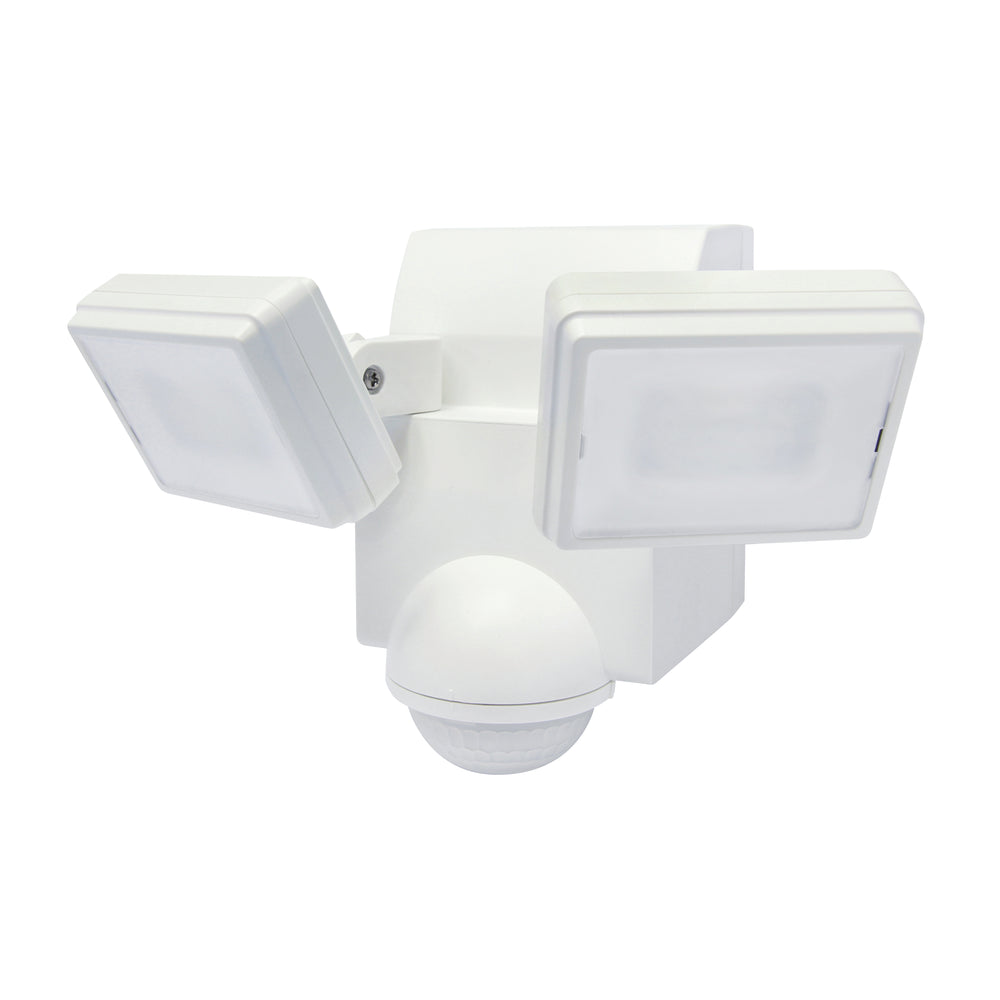 Image of IQ America LED Motion Security Flood Light, Battery-Powered Universal Mount, 700 Lumen Closet Shed Storage Attic Workshop Barbeque Light WH, highlighting its features and quality.