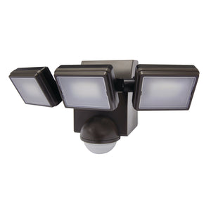 
            
                Load image into Gallery viewer, IQ America LB1895BZ Motion Security Flood Light, Battery Operated, 1000 Lumen LED, Wall or Eave Soffitt Universal Mt Closet Shed Storage Attic Workshop Garage Safe Grill Light Bronze
            
        