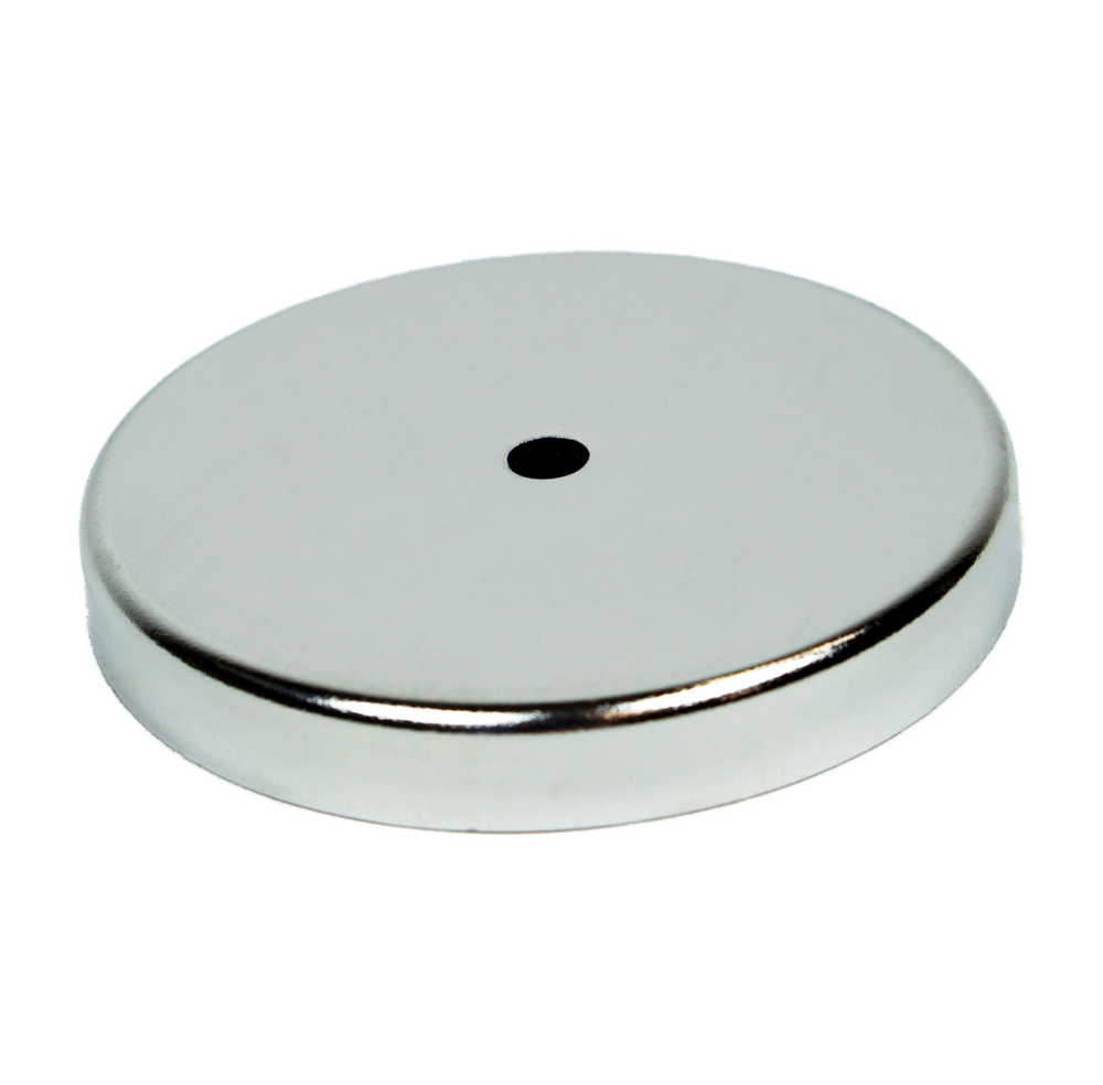 Agilux 3in Ceramic Chrome Plated Magnet, 95lb Pull