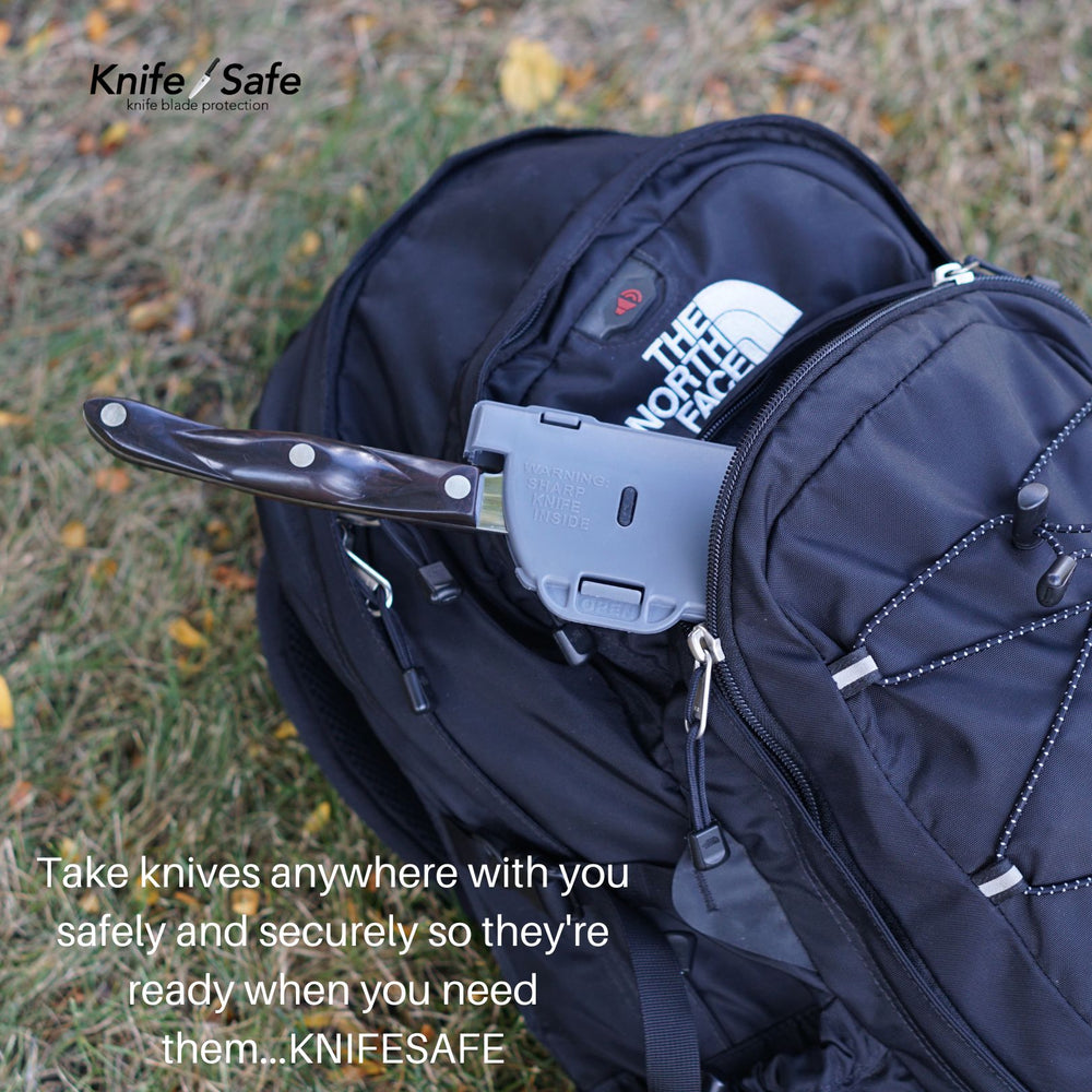The BladeGuard KnifeSafe Knife Blade Protective Cutlery Cover and Edge Guard to Safely Store and Transport 4"-10" Knives