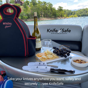 The BladeGuard KnifeSafe Knife Blade Protective Cutlery Cover and Edge Guard to Safely Store and Transport 4"-10" Knives
