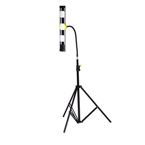 
            
                Load image into Gallery viewer, Agilux WL1843-02 2700 (3x900) Lumen 24V Portable LED Work Task Light, 36-68 inch Adjustable Stand, Adjustable  Gooseneck  attachment 18 inch Lumirail Black, 45W power supply
            
        